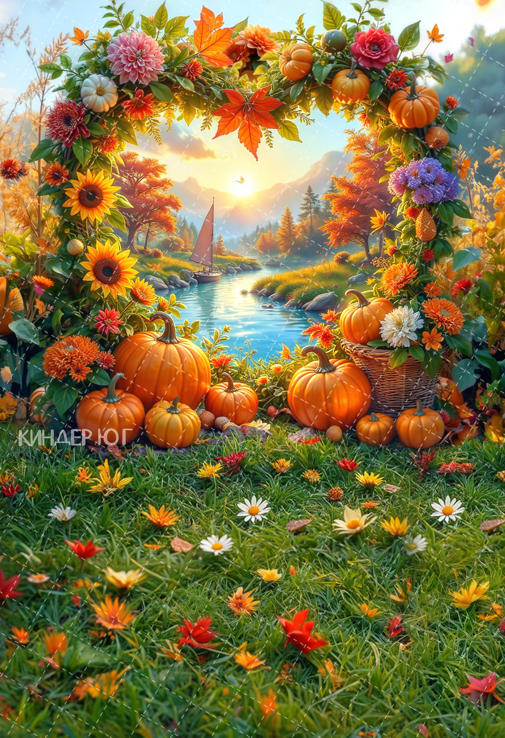 Фотофон "Краски осени" арт. ФФ906-48