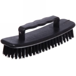 Щетка для обуви пластиковая с искусственным ворсом «Удобная», цвет черный, 15,5*4,5см
