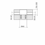 Внутренняя часть смесителя Cisal Less ZA00451004