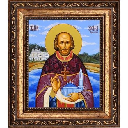 Зосима Крылатский (Пепенин) священномученик пресвитер. Икона на холсте.