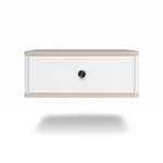 Тумба прикроватная подвесная ROYAL 5300 эко (Макиато-р.черная)