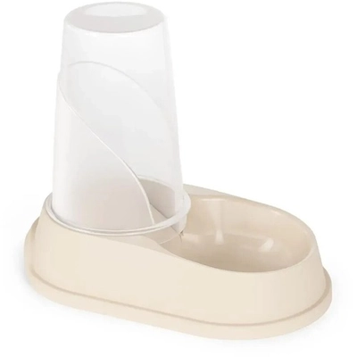 Автокормушка и автопоилка ALTA для кошек и собак 1,5л (бежевый)