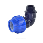 Отвод компрессионный ПЭ Дн 25х1/2"х90гр НР Ру16 VALFEX 1210012425012