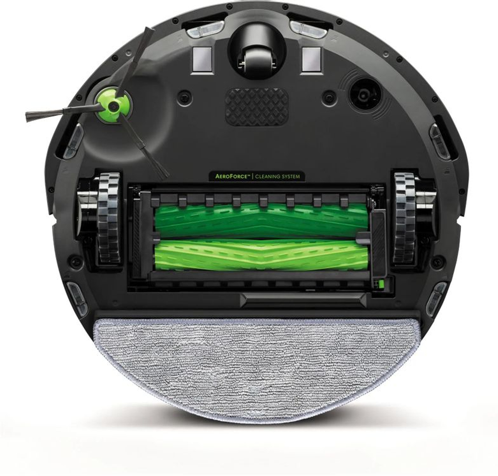 Робот-пылесос iRobot Roomba Combo i8+, 55Вт, черный графит/черный [i857040plus_rnd]