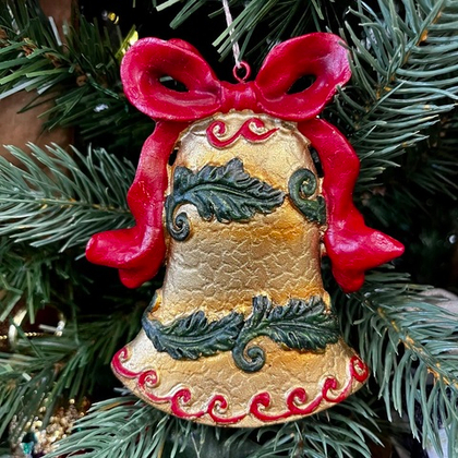 Колокольчик винтажный, ёлочное украшение [Арт.FD060029]