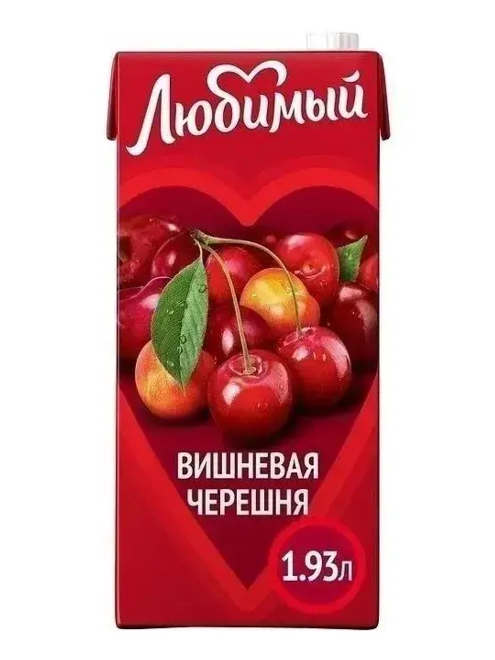 Напиток сокосодержащий Любимый Вишнёвая Черешня, 1,93 л