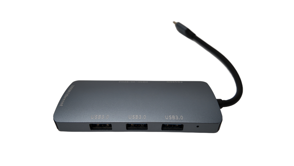 Type-C концентратор 6T1-2 6- Тип-С конвертер в PD100W + 3.0 USB * 3 + HDMI-4K / 60Гц
