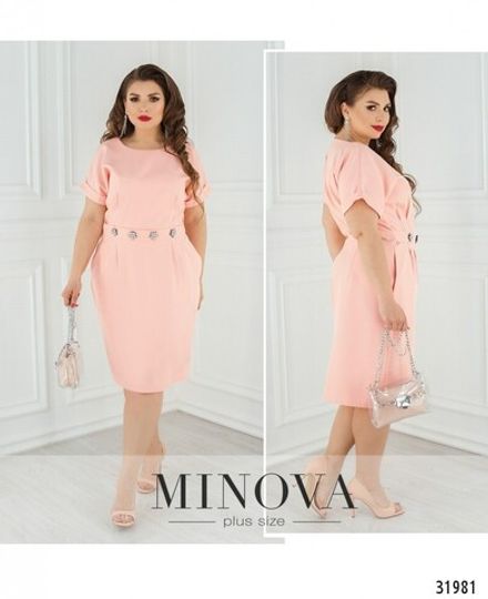 Платье 8611-пудра Minova Фото 1