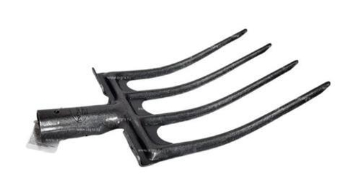 Вилы  4-х р. плоские копальные  Рельсовая сталь   011240