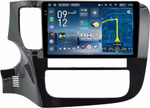 Магнитола для Mitsubishi Outlander 3 2012-2024 (овальный климат, Китай) - Teyes CC4-PRO монитор 9.5" 2K QLED на Android 13, Snapdragon 778G, ИИ, CarPlay, DSP, 4G SIM-слот