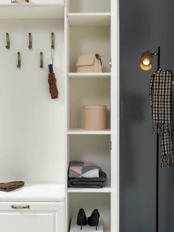 Прихожая Ливерпуль 13.21 Белый/Ясень ваниль