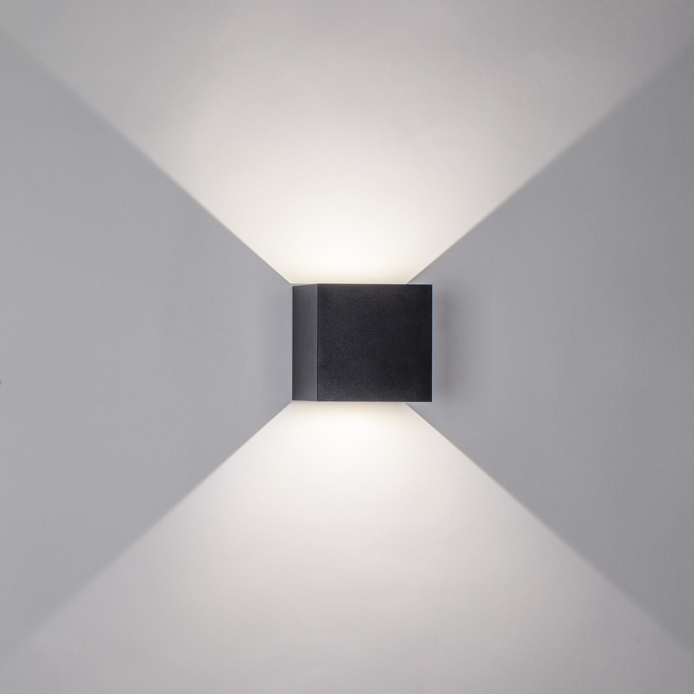 340537 Светильник DALLA 2х10W LED 2200LM G ЧЕРНЫЙ 4000K IP65