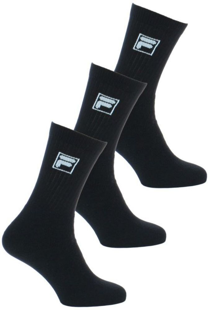 Теннисные носки Fila теннис socks Man 3P - black