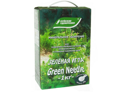 Удобрение Зеленая игла 1кг БХЗ