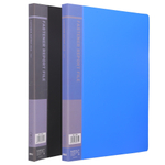 Папка-скоросшиватель с пружинным механизмом DELI, А4, 600 мкм, торц. карман, ассорти