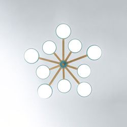 Люстра на штанге TURNA DBL L6 Gray