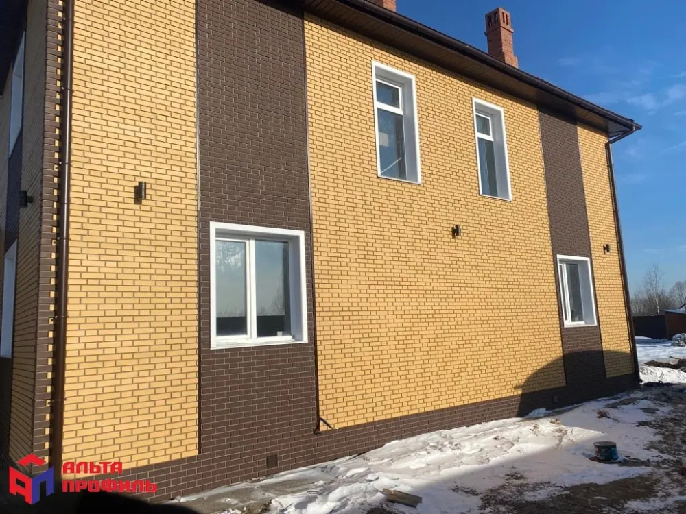 Фасадная панель Альта Профиль Клинкерный кирпич Коричневый 1130*420мм 0,48м2