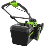 Газонокосилка аккумуляторная Greenworks GD40LM411 40В (1 x 5 Ач, ЗУ) нож 41 см, 2521007UG