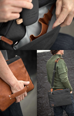 Чехол для ноутбука asleeve серо-голубой