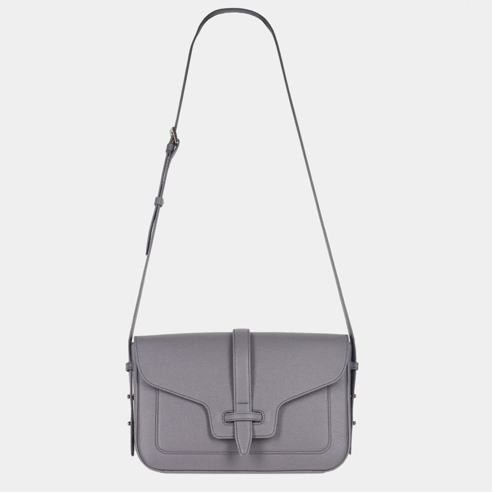 Сумка Universel из кожи теленка, серо-фиолетового цвета