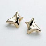 Ювелирные швензы с позолотой, размер 16,5*14 мм, цена за пару