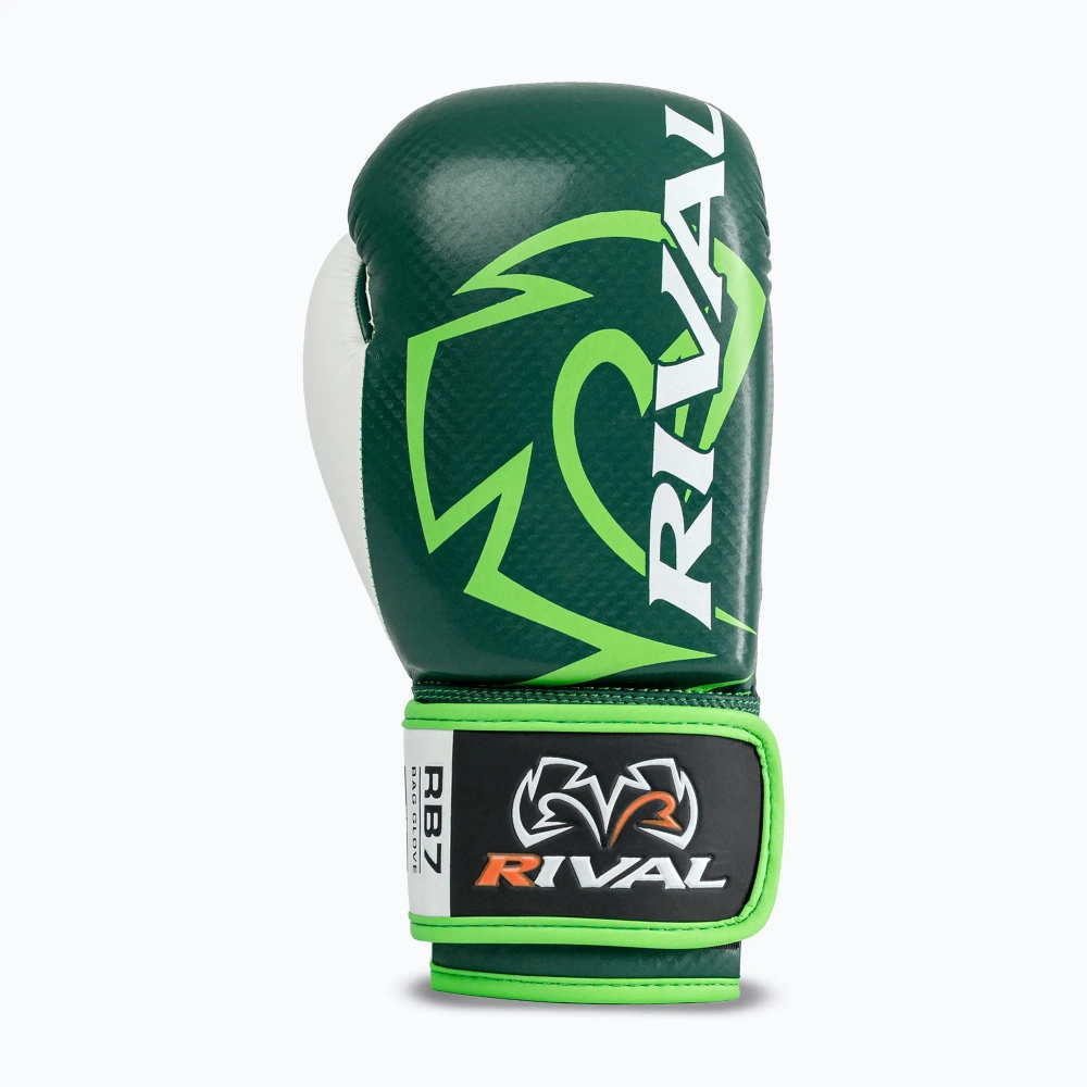 Боксёрские перчатки Rival RB7 Fitness Plus Bag green/white