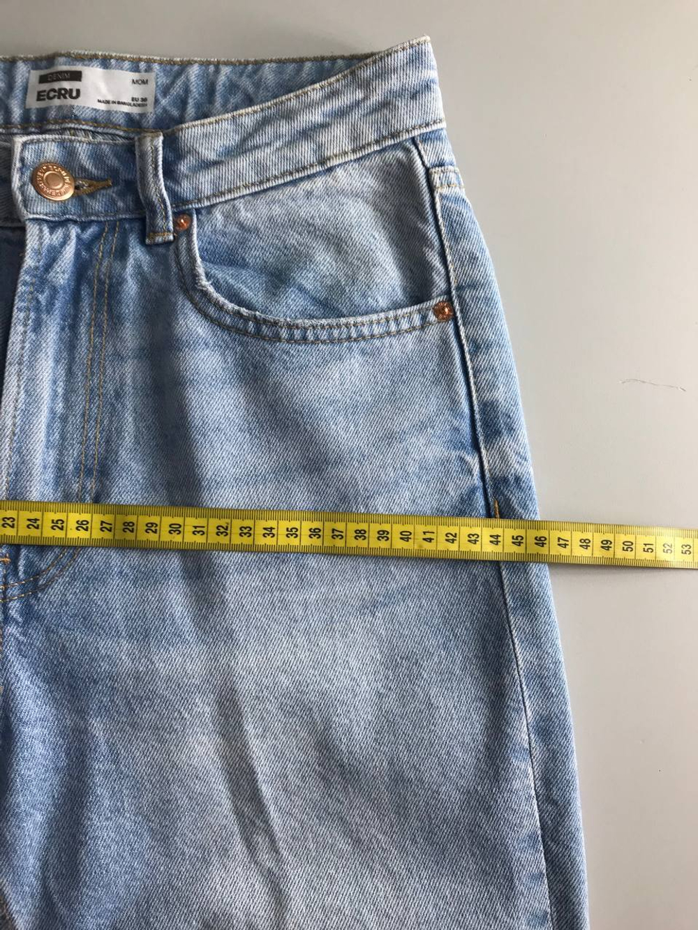 Джинсы Ecru свободного кроя, маркировка 36, визуально на 42 размер