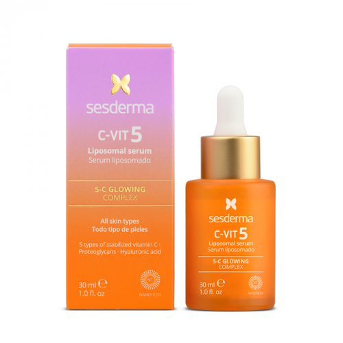 Sesderma C-VIT 5 serum | Липосомальная сыворотка с комплексом витамина С (5 форм), 30 мл