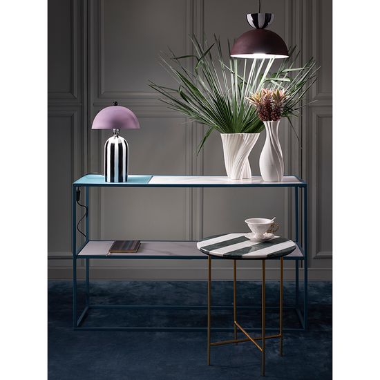 Светильник подвесной anniken, D36х28 см, сливовый