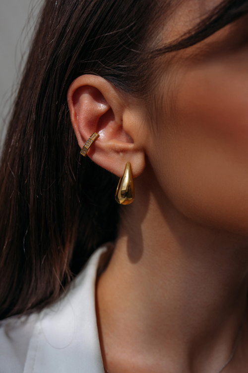 Кафф "Геометрия" широкий