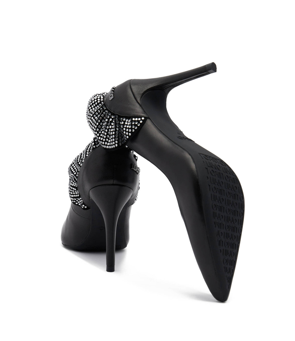 Кожаные туфли на шпильках Liu Jo - черный(SF2005 PX149)