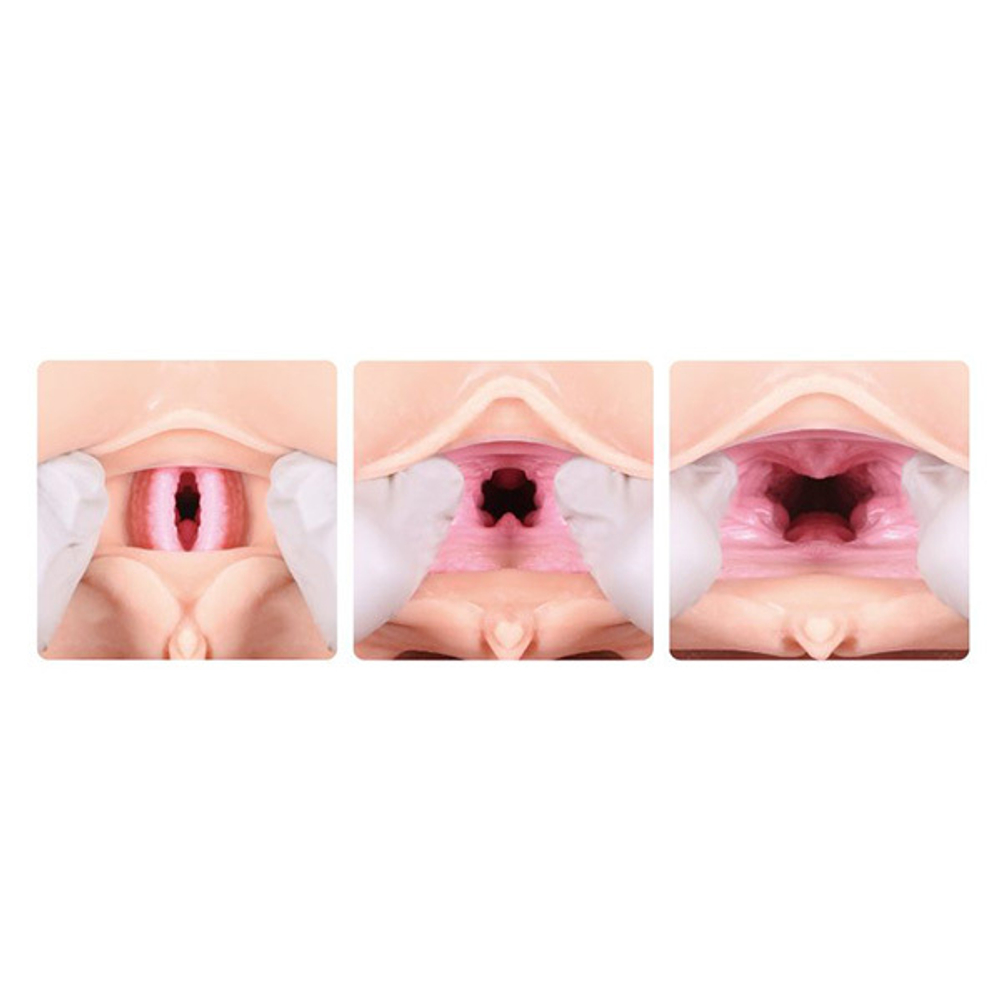 Телесный мастурбатор 50x27x14см с двойным слоем материала Kokos Veronia