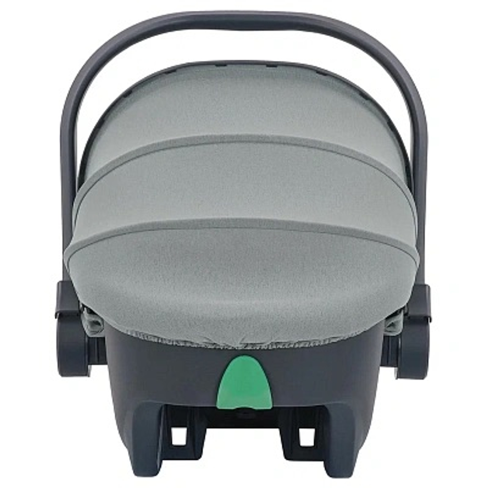 Автолюлька Indigo Minky I-Size с базой 0+ (40-87см) светло-серый