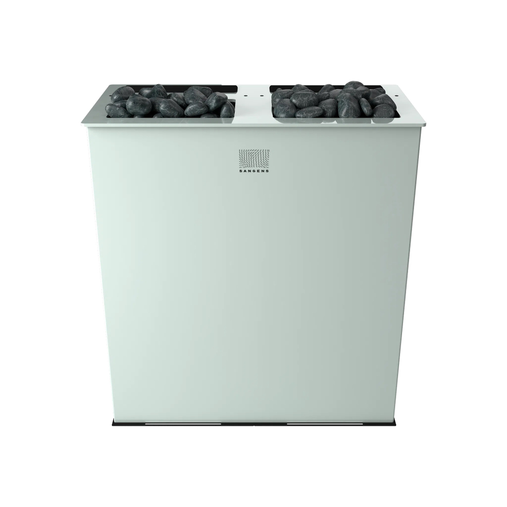 Электрическая печь для бани и сауны Sangens W40G Glass White (Сангенс В40С Стекло белое)