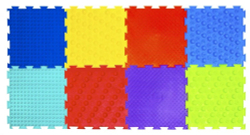 Массажный коврик - Ортодон - № 7 Бодрость (8 пазлов)