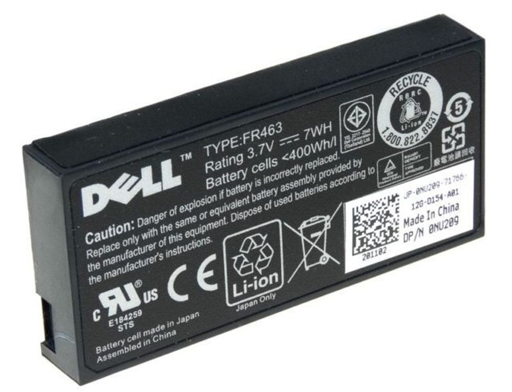 Батарея резервного питания Dell Poweredge Perc 5i 6i Battery 3.7V 7W 0NU209