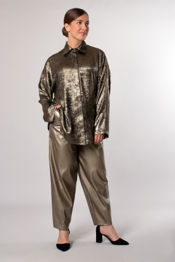 Блузка женская 4203АП, Золотой #182Зол094203АП