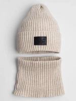 Шапка и снуд детские осенние