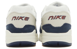 Nike Air Max 1 "Obsidian" wear-resistant breathable low-top sports casual shoes women's white and blue