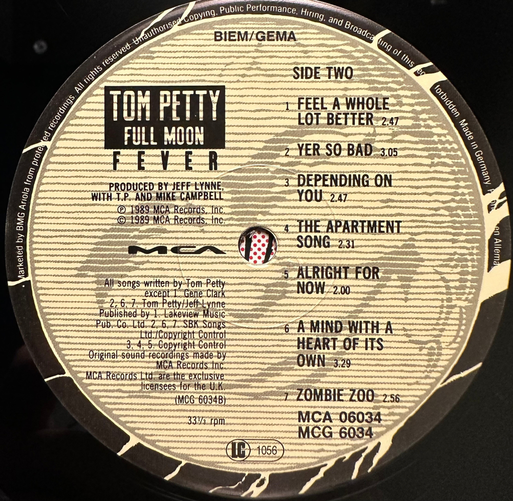 Tom Petty - Full Moon Fever (Германия 1989г.)