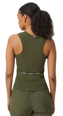 Топ теннисный Bj_rn Borg Ace Rib Tank Pocket - Green