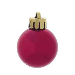 GAEM Набор из 20шт, Украшение новогоднее Шар "Снежок вишневый", D3 см, L11,5 W3 H14,5 см