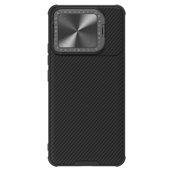 Чехол от Nillkin с металлической откидной крышкой для камеры на смартфон Xiaomi Poco F6 Pro (K70 и K70 Pro), серия CamShield Prop Case