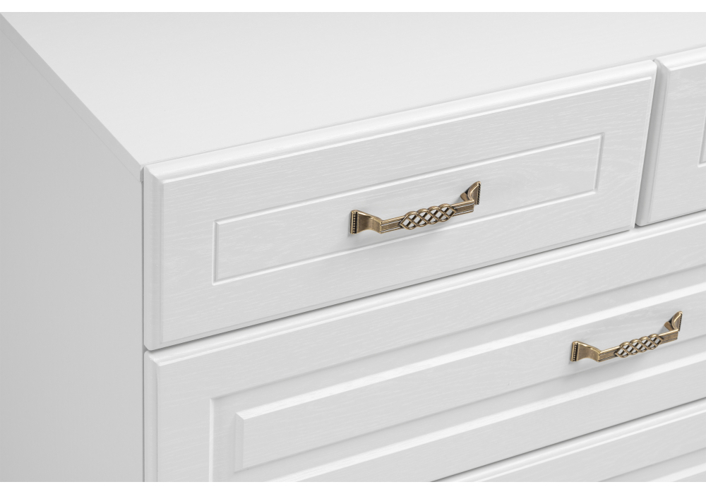 Комод Woodville Ливерпуль 10.103.01 белый, ясень ваниль