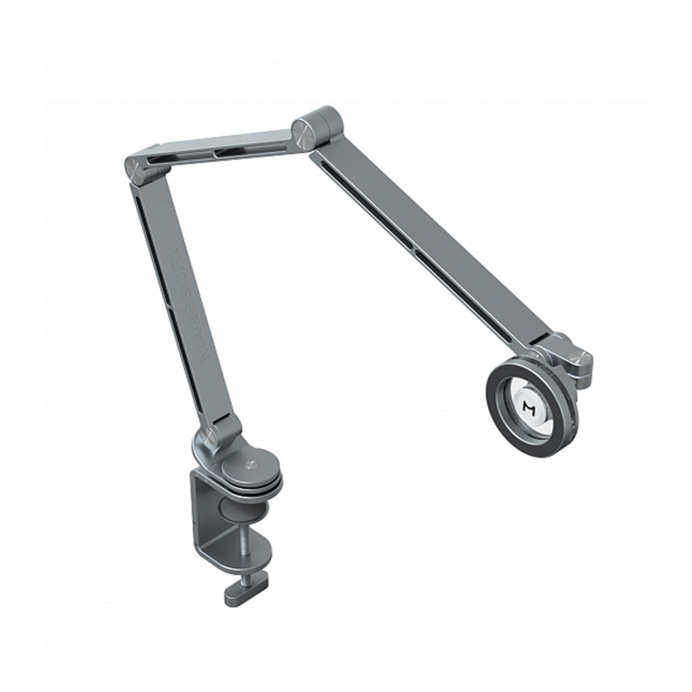 Регулируемый складной настольный держатель MagSafe с зажимом Magssory Arm для iPhone или iPad Держатель из алюминиевого сплава с шестью шарнирами