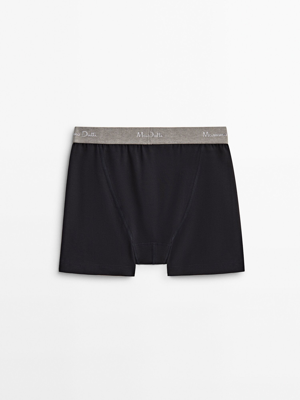 Massimo Dutti Шорты-боксеры с серым поясом, темно-серый