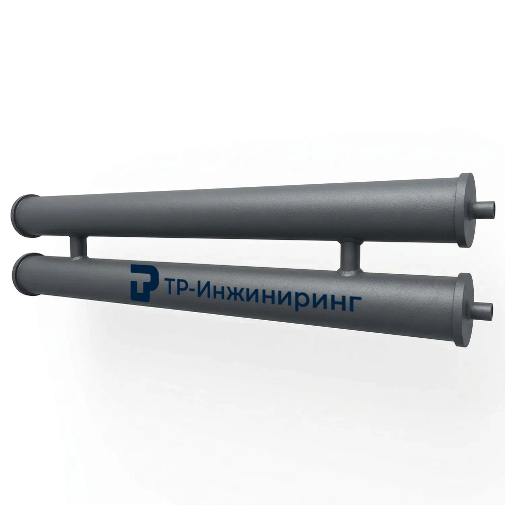 Регистр отопления РСП-2x57x3,0-6000 двухрядный секционный с плоскими заглушками