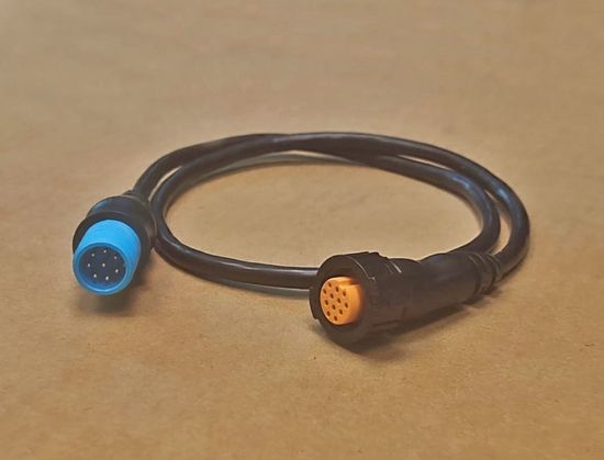 Кабель переходник для Garmin с 8-pin трансдьюсера на 12-pin эхолот
