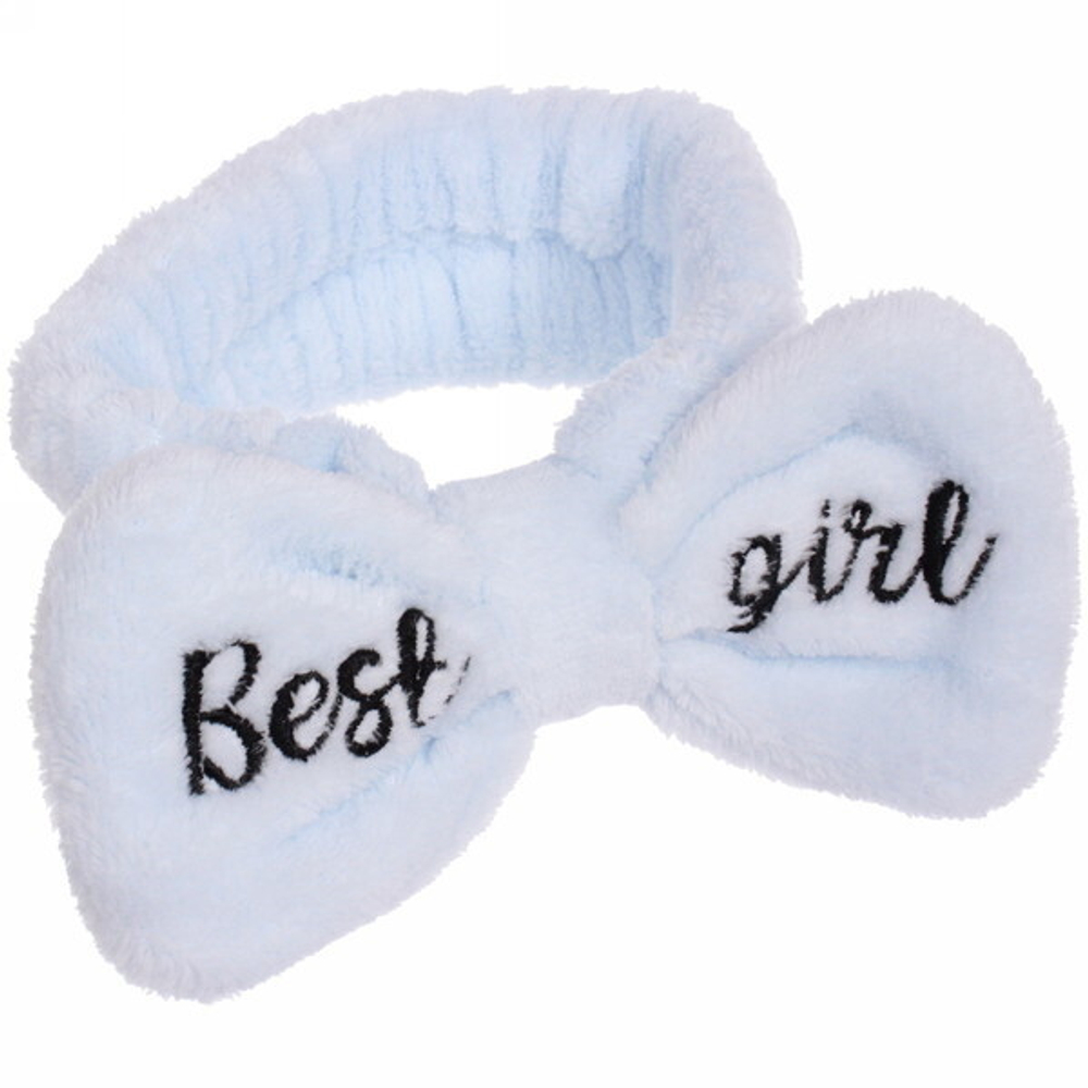 Повязка на голову «New collection Vostok - Best girl», цвет черный, розовый, голубой и сиреневый, 20*6см ( упаковка белый ZIP пакет )