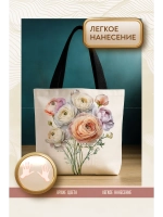 Термонаклейка на одежду, термопринт Цветок